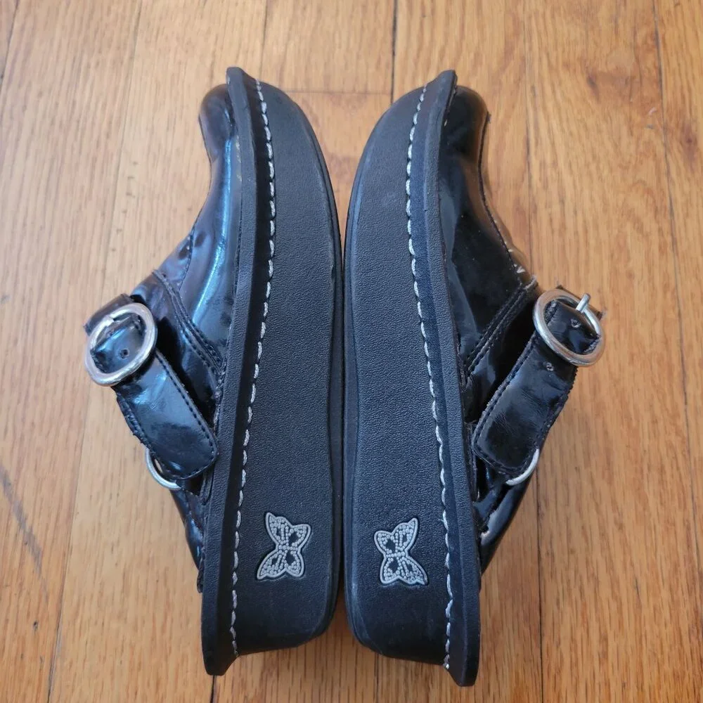 Alegria‎ 12 Kids Black Patent Clogs Mules Slides LOU 101 LOUISE Seville